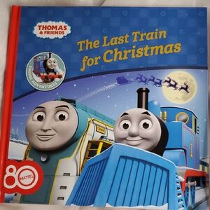 Mattel Thomas & Friends Blue and Red Christmas Train Book
